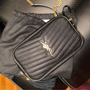 YSL LOU CAMERA BAG IN QUILTED LEATHER